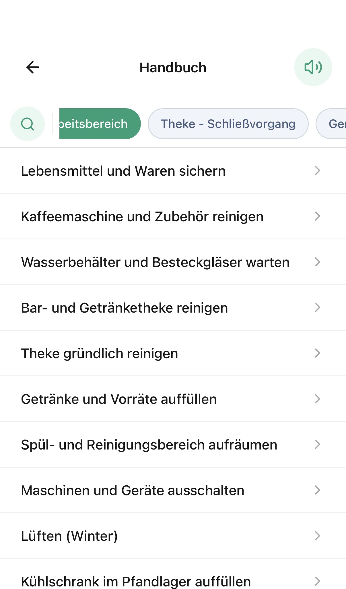 Handbuch — strukturierte Abläufe nachschlagen